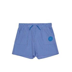 Converse Shine Striped Blue High Rise Pull On 2 Pocket Shorts Size XL New